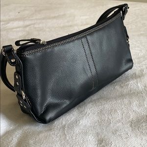 Black Leather Mini Purse